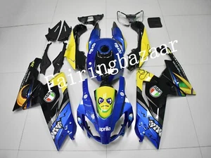 Fit for 2006-11 Aprilia RS125 Shark Blue Black Yellow ABS Injection Fairing Kit - Picture 1 of 9