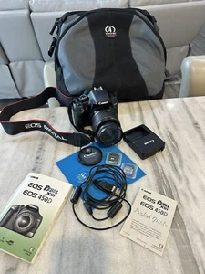 Canon EOS REBEL XSi Camera 18-55mm 1 Battery Charger Tamarac Case - Picture 1 of 18