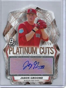 Jason Groome 2017 Bowman Platinum Cuts Autograph #08/25 - Picture 1 of 1