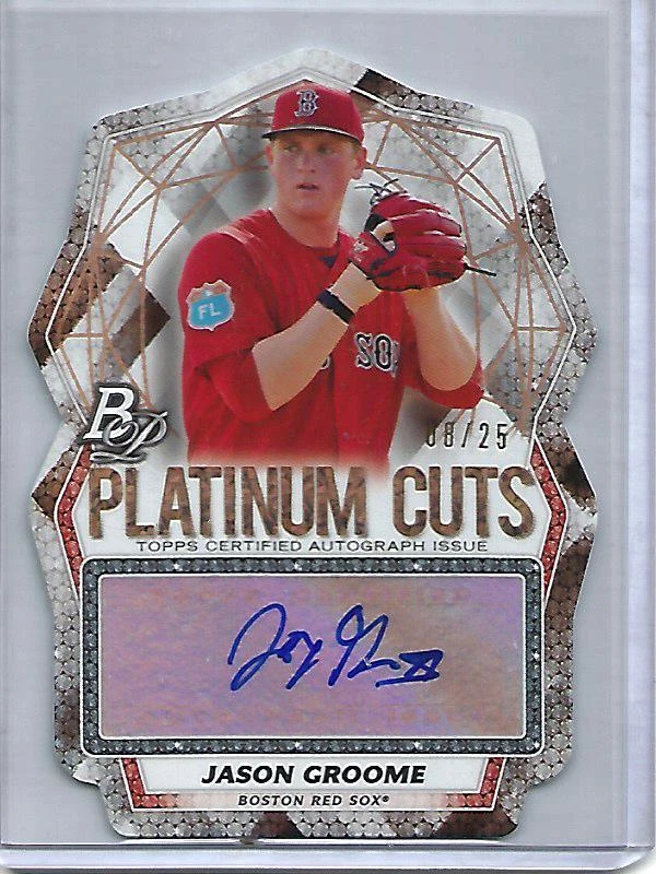 Jason Groome 2017 Bowman Platinum Cuts Autograph #08/25 - Image 1 of 1