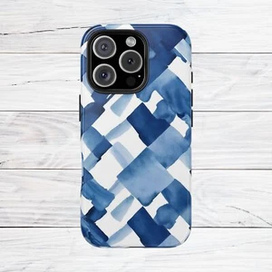 Blue Abstract Tough Phone Cases - Trendy Tech Protection & Stylish Accessory. - Picture 1 of 138