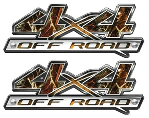 4x4 Off Road Truck Side Decals Vinyl Graphic Skull Flame Camo 13" wide  A-005BLO - Bild 1 von 3