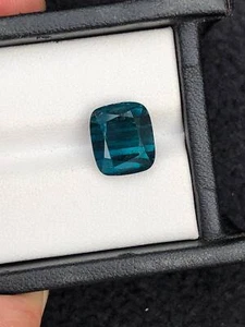 6.30 carat dark blue tourmaline origin Afghanistan dimension:11*9*7mm - Picture 1 of 6