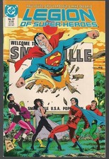 LEGION OF SUPERHEROES #37 DC 1987 DEATH OF SUPERBOY TIME TRAVEL STORY PART 1 VF