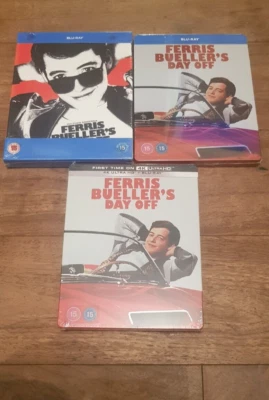 Ferris Bueller's Day Off x 3 [New 4K UHDu-ray] Steelbook - Image 1 of 4
