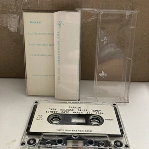 Brian Eno Promo Cassette 1994 Virgin New Release Sales Tape Ambient RARE - Picture 1 of 4