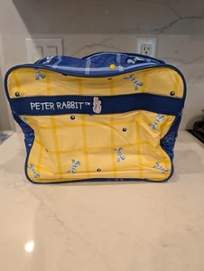Bolsa de pañales de vinilo aislada vintage Peter Rabbit Beatrix Potter para bebé Enfamil - Imagen 1 de 7
