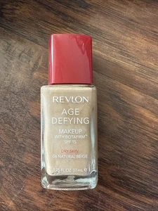 Revlon Age Defying w/ Botafirm Makeup SPF 15  06 Natural Beige 1.25 fl oz - Picture 1 of 3