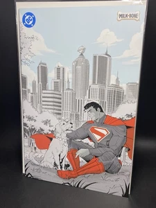 SDCC 2025 SUPERMAN: FRIENDSHIP UNLEASHED #1 | MILK BONE VARIANT | FREE SHIPPING - Picture 1 of 7