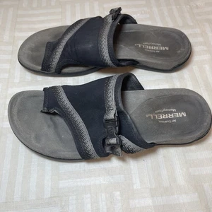 Merrell District Muri Wrap black sandals. Size 7(W) - Picture 1 of 6