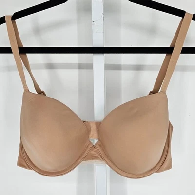 DKNY Womens Sz 38C Lightky Padded Classic T Shirt Bra Solid Beige - Image 1 of 4
