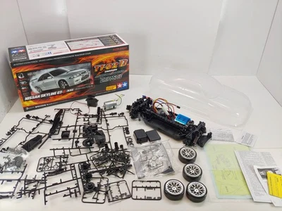 Tamiya TT-02D Drift Spec Chassis Mostly Complete Slider w/ Electronics & Extras - Image 1 of 4