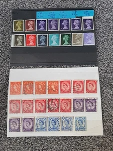 Small GB Collection - 1967-70 Mint Machins with 3d varieties and Used Wildings - Picture 1 of 3