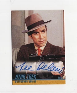 LEE DELANO AUTOGRAPH STAR TREK AUTOGRAPH SERIES 1998 SKYBOX KALO AUTO CARD #A53 - Picture 1 of 2