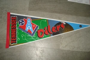 1997 Tennessee Oilers Inaugural NFL Large Vintage Pennant - Picture 1 of 1
