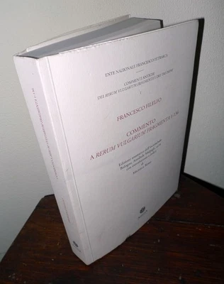 Filelfo,COMMENTO A RERUM VULGARIUM FRAGMENTA 1-136,2018[anastatica,Petrarca - Immagine 1 di 4