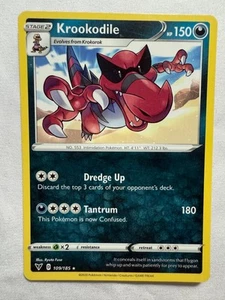 Krookodile 109/185 Swsh04: Vivid Voltage Regular - Picture 1 of 7