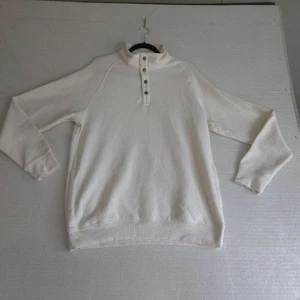 Goodfellow & Co Herren Pullover Sweatshirt Rautensteppung MEDIUM Druckknopfleiste - Bild 1 von 14