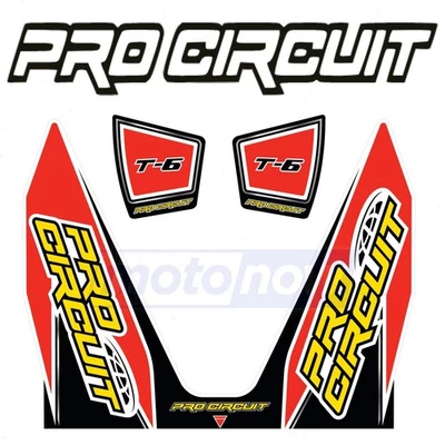 Pro Circuit T-6 Exhaust Decal for 2004-2015 Suzuki RM-Z250 - Graphics fu Foto 1 de 4