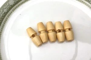 Wood Toggle Duffle Coat Button 25mm Long in Packs of 5, 10 or 20 - Picture 1 of 1