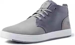 Timberland Men's Davis Chukka Sneakers Color Gray Nubuck Size 11 - Picture 1 of 4