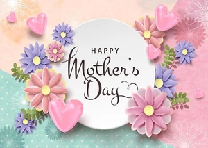 LTLYH 7X5Ft Happy Mother'S Day Backdrops Thanks Mother Party Photoshoot Backdrop - Picture 1 of 12