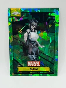 2024 Topps Chrome Marvel Green Refractor /99 SAGE #132 - Picture 1 of 2