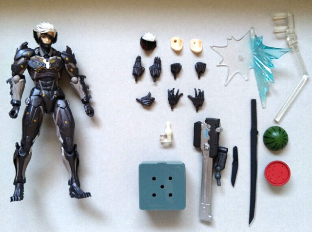  Kaiyodo Revoltech Yamaguchi #140: Metal Gear Rising: Revengence  Raiden Action Figure : Toys & Games