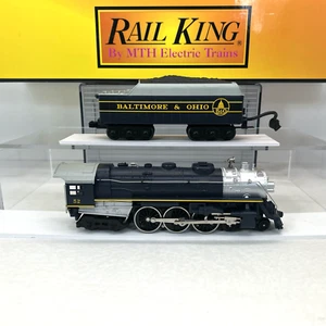 MTH RailKing 30-1233-1 Baltimore & Ohio 4-6-4 Hudson Steam PS.2 O Used #52 BCR - Picture 1 of 22