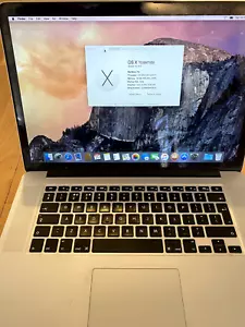 Apple MacBook Pro Retina 15.4" 2014 - 512GB SSD 16GB Ram 2.5GHz Core i7 GT 750M - Picture 1 of 13