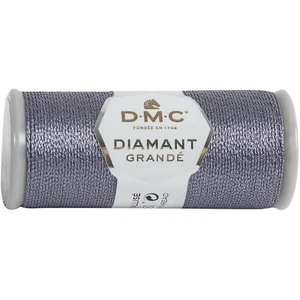 DMC - 21.8 Yard Spool of Anthracite Grey Diamant Grande Metallic Thread #G317 - Picture 1 of 2