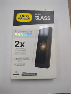 OtterBox Alpha Glass Lot de 2 protections d'écran pour iPhone 12 Mini - Anti-rayures, - Photo 1 sur 1