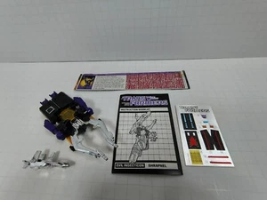 Transformers G1 Vintage Insecticon Shrapnel complete Unused Stickers Paperwork - Picture 1 of 6