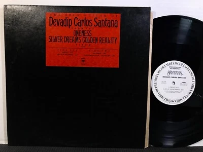 DEVADIP CARLOS SANTANA Oneness Silver Dreams Golden Reality EP LP COLUMBIA - Image 1 of 2