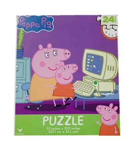 Peppa Pig 24 Piece Puzzle ~ Learning Fun (9.1 Inches x 10.3 Inches) - Picture 1 of 1