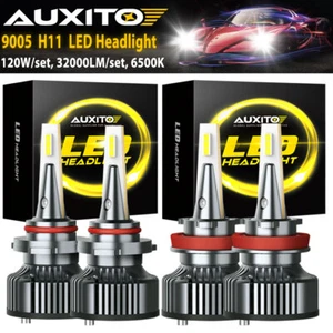 4x 9005 H11 LED Headlight Bulbs Kit For Honda Accord sedan 4-Door 2.4L 2013-2018 - Bild 1 von 17