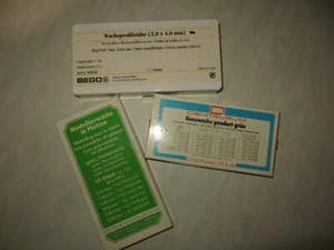 Bego, Austenal, Dentaurum Wachsprofilstäbe, Modellierwachsplatten - Bild 1 von 4
