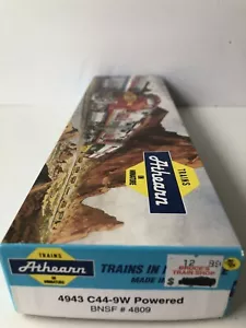 Athearn 4943 HO BNSF C44-9W Powered Diesel Locomotive #4809 NIB - Picture 1 of 4