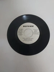 45 RPM Vinyl Record Bonnie Pointer Deep Inside My Soul Promo Motown VG - Picture 1 of 4