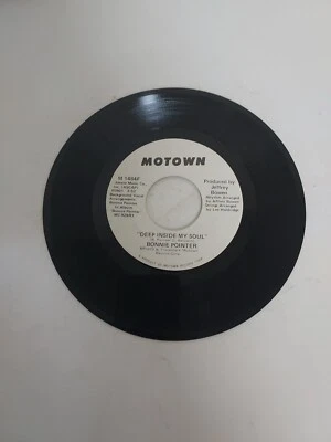 45 RPM Vinyl Record Bonnie Pointer Deep Inside My Soul Promo Motown VG - Image 1 of 4