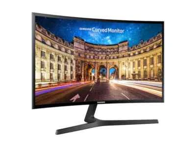 Samsung Curved Monitor 27" LC27F390FHNXGO 390 Series Business Monitor - Black - Image 1 of 4