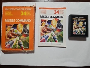 ATARI 2600 MISSILE COMMAND. PAL version. Boxed and Complete. - Picture 1 of 4