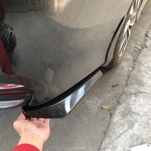 Carbon Fiber Car Rear Bumper Lip Diffuser Splitter Canard Protective Parts Decor - Foto 1 di 12