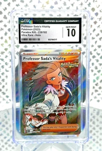 CGC 10 Professor Sada's Vitality 239/182 Paradox Rift Secret Rare Pokemon Card - Picture 1 of 1