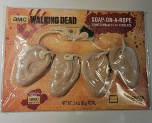 Daryl from The Walking Dead Walker Ear Necklace Novelty Soap on a rope - Imagen 1 de 2