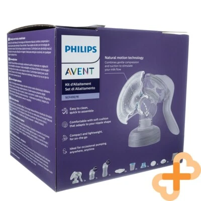 PHILIPS AVENT Manual Breast Pump Set SCF430/16 Multiple Storage Feeding Bottles - Image 1 of 4