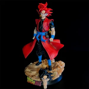 Anime Hero Super Saiyan God Red Hair Action Figure Statue Model Toys Boxed Gift - Picture 1 of 24