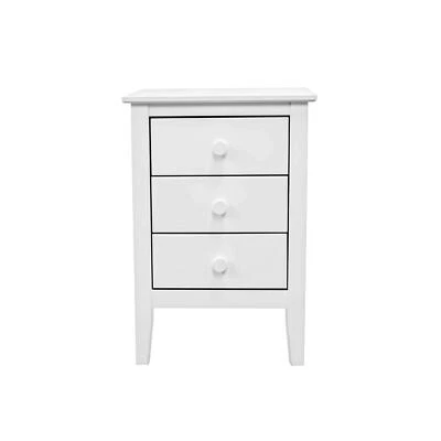 Mesita de noche Adeptus Easy Pieces, blanca Foto 1 de 4