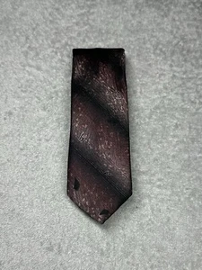 Paco Rabanne Neckwear Men’s Pure Silk Skinny Tie Multicolor Striped 2.25” in - Picture 1 of 14