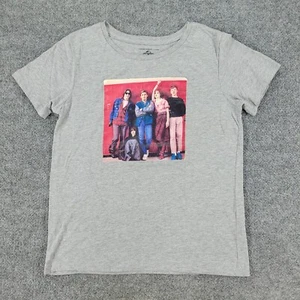 The Breakfast Club Shirt Women's XL Gray Classic Movie Graphic Tee Short Sleeve - Picture 1 of 12